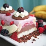Easy no bake Banana Berry Split cake is simple to make and delicious!